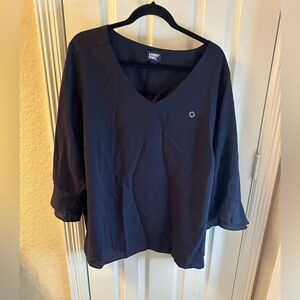 Lands' End Women's Deep Blue Blouse